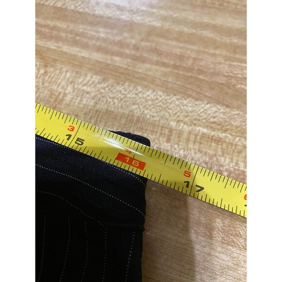 Nicole by Nicole Miller Black Pin Stripe Pants Size 10 NWT - Picture 5 of 7